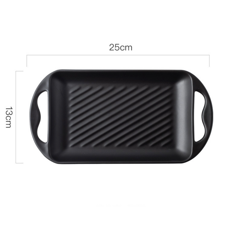 Baking Tray With Handle Black - Baking Tray