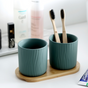 Bath Holder Set of 2 Green