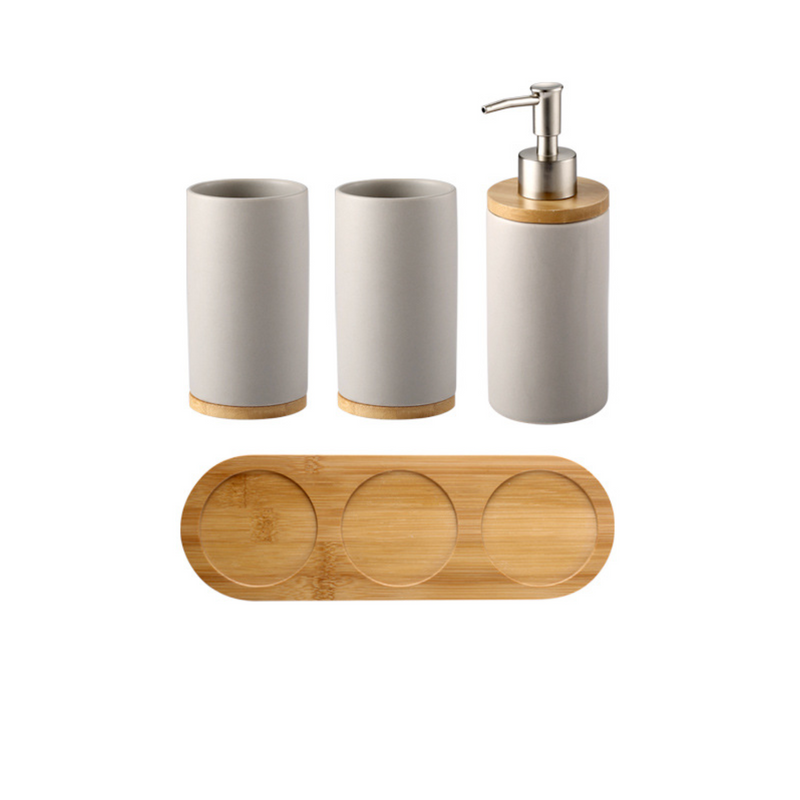 Bathroom Set Grey