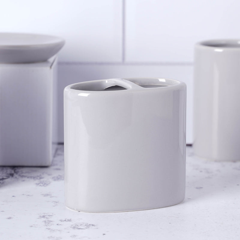 Bathroom Set of 5 Grey