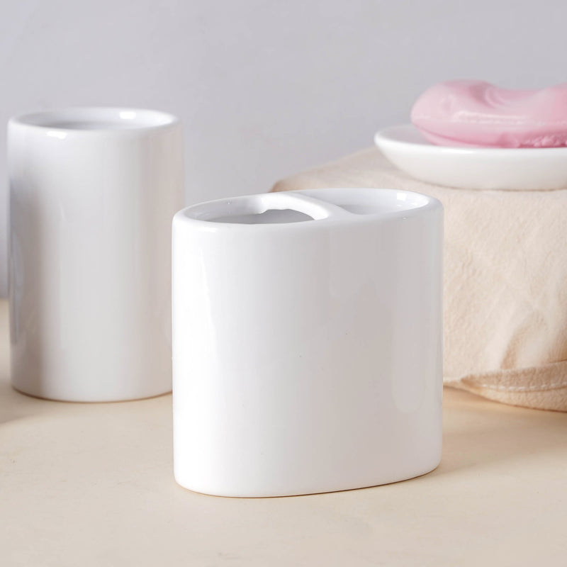 Bathroom Set of 5 White