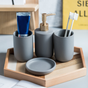Grey Bath Set