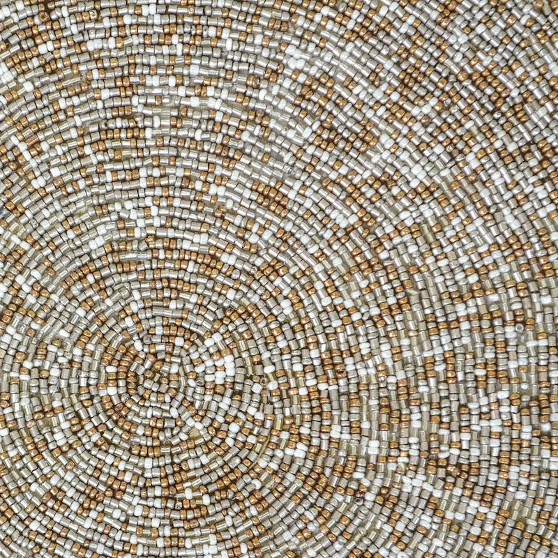 Beads Silver Gold Table Mat