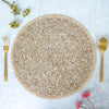 Beads Silver Gold Table Mat