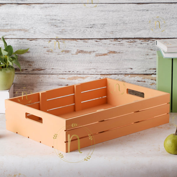 Big Wooden Crate - Basket | Organizer | Kitchen basket