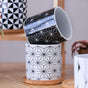 Black And White Planter - Indoor planters and flower pots | Home decor items