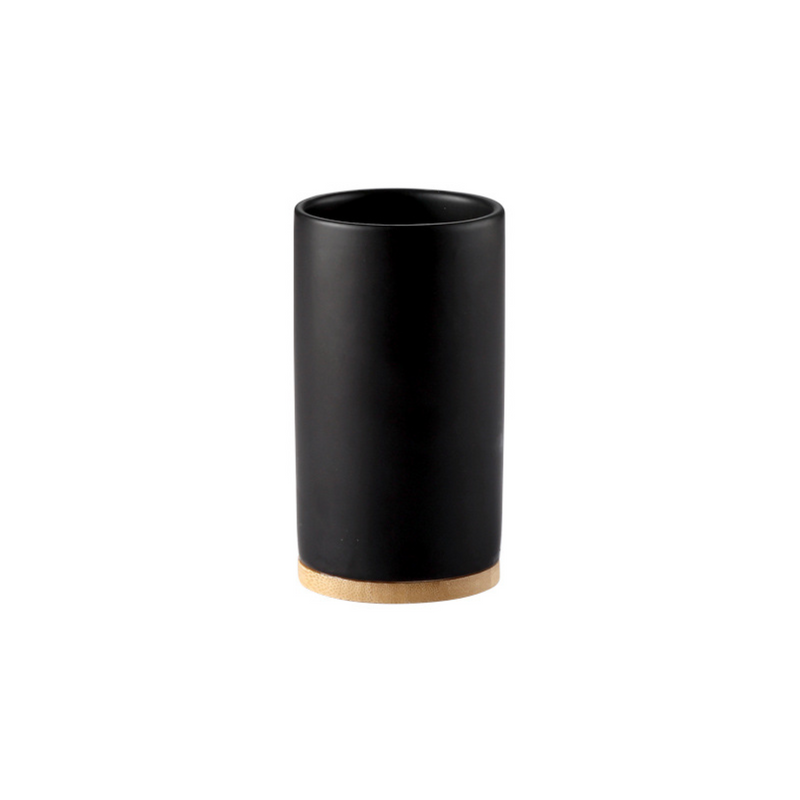 Black Bath Accessory Set