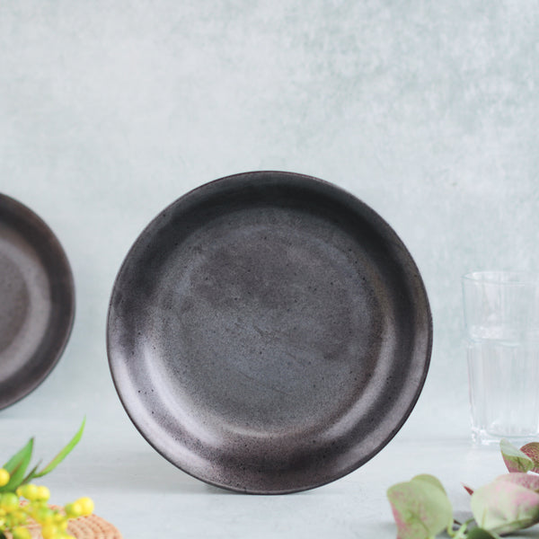 Black Ceramic Plate