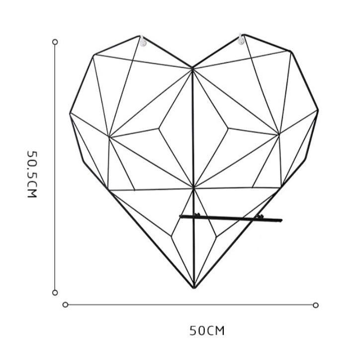 Heart Wall Hanging - Wall shelf and floating shelf | Shop wall decoration & home decoration items