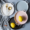 Grey Round Baking Dish - Baking Tray