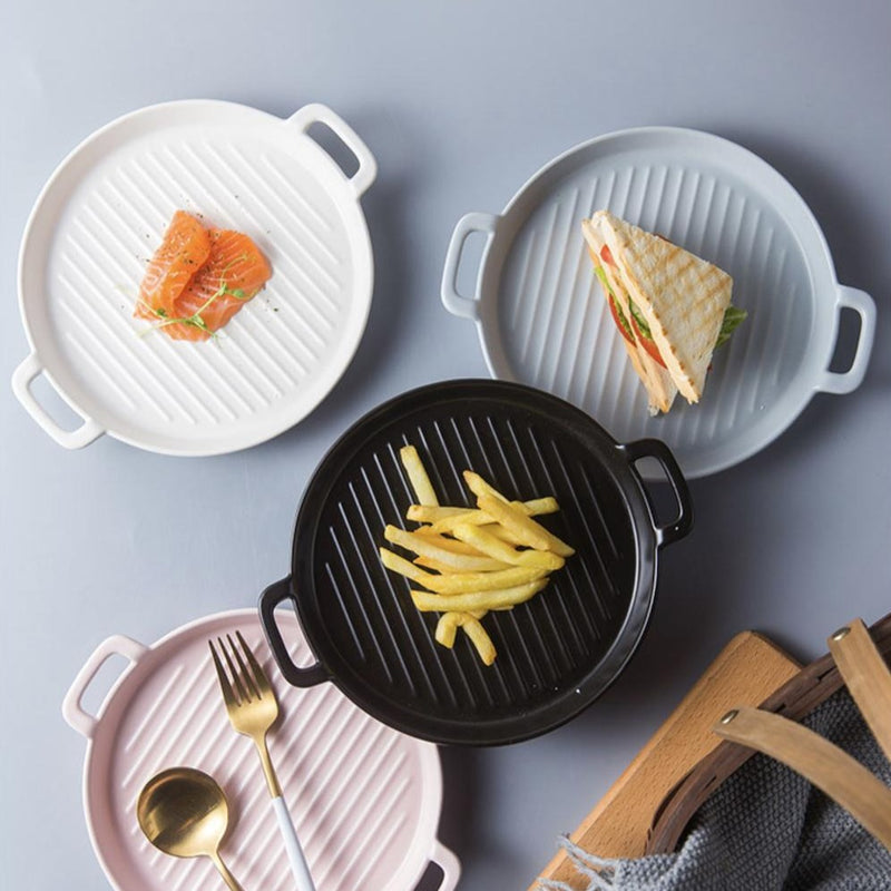 Black Round Baking Plate 7 Inch - Baking Tray