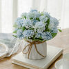 Blue Artificial Flowers in Vase - Artificial flower | Home decor item | Room decoration item
