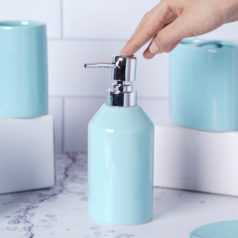 Blue Bathroom Set