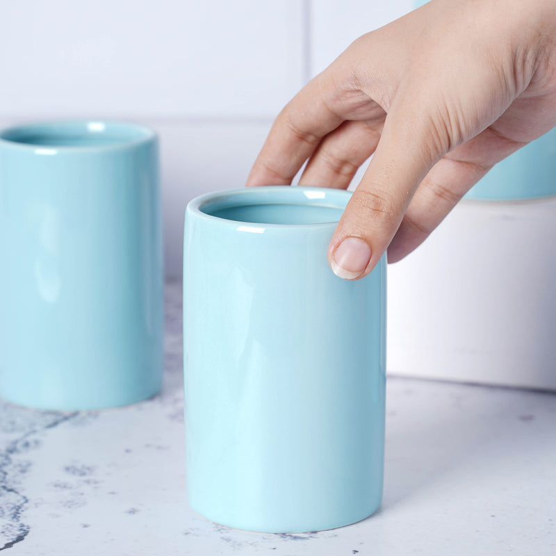 Blue Bathroom Set