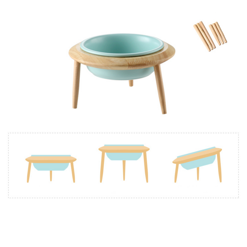 Blue Bowl with Stand - Bowl, ceramic bowl, serving bowls, noodle bowl, salad bowls, bowl for snacks, snack bowl sets | Bowls for dining table & home decor