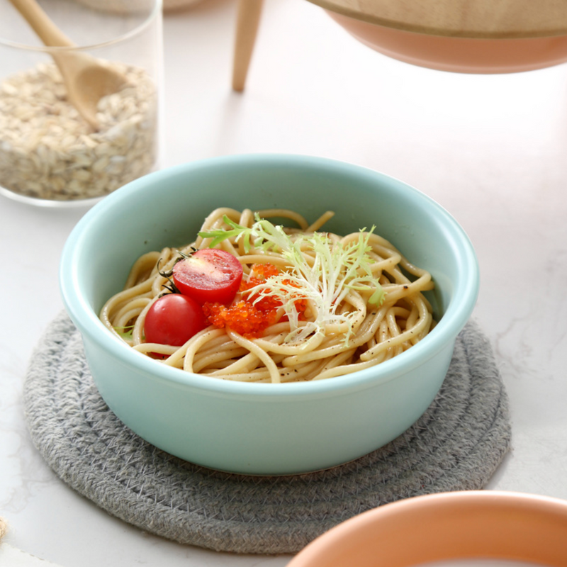 Blue Bowl with Stand - Bowl, ceramic bowl, serving bowls, noodle bowl, salad bowls, bowl for snacks, snack bowl sets | Bowls for dining table & home decor