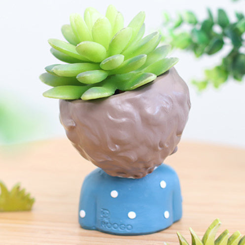 Blue Boy Planter - Indoor planters and flower pots | Home decor items