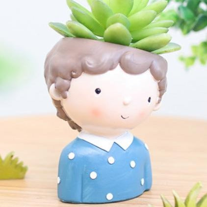 Blue Boy Planter - Indoor planters and flower pots | Home decor items