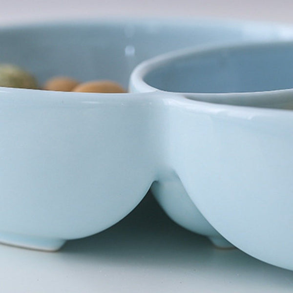 Blue Chip and Dip Bowl 500 ml - Serving bowls, ceramic bowls, snack serving bowls, section bowls, small serving bowls | Bowls for dining table & home decor