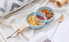 Blue Chip and Dip Bowl 500 ml - Serving bowls, ceramic bowls, snack serving bowls, section bowls, small serving bowls | Bowls for dining table & home decor