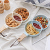 Blue Chip and Dip Bowl 500 ml - Serving bowls, ceramic bowls, snack serving bowls, section bowls, small serving bowls | Bowls for dining table & home decor