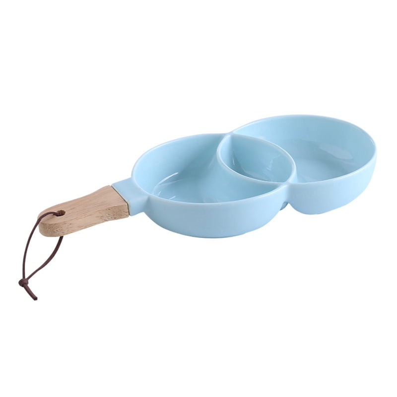 Blue Chip and Dip Bowl 500 ml - Serving bowls, ceramic bowls, snack serving bowls, section bowls, small serving bowls | Bowls for dining table & home decor