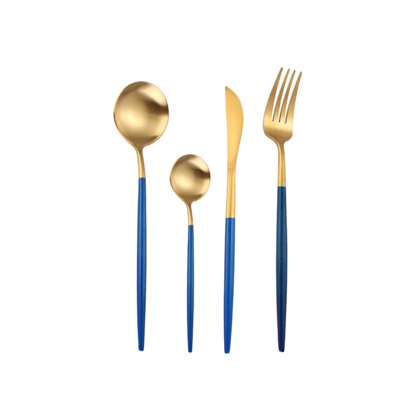 Golden Flatware Set