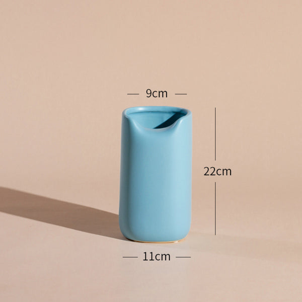 Blue Modern Vase - Flower vase for home decor, office and gifting | Home decoration items