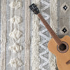 BOHO Amanda Hand Woven Rug - Grey White & Natural