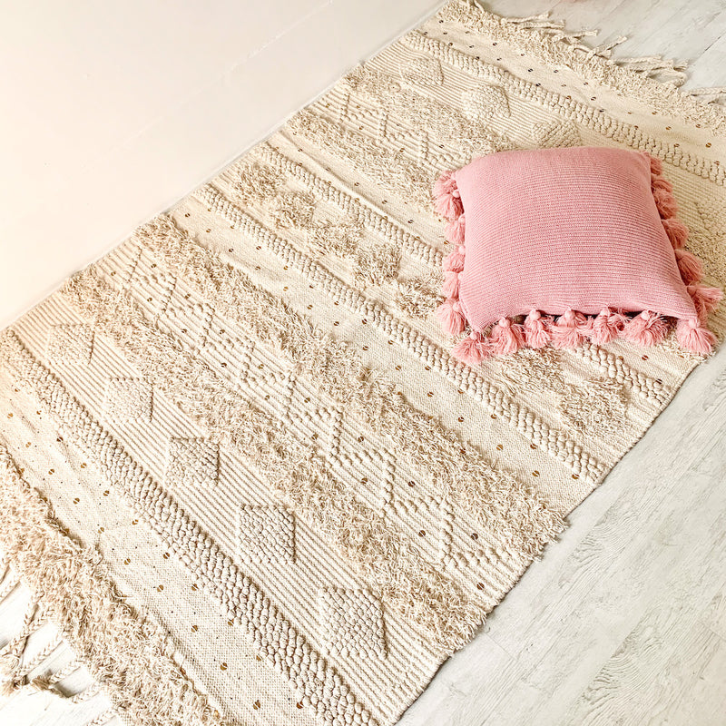 Boho White Rugs