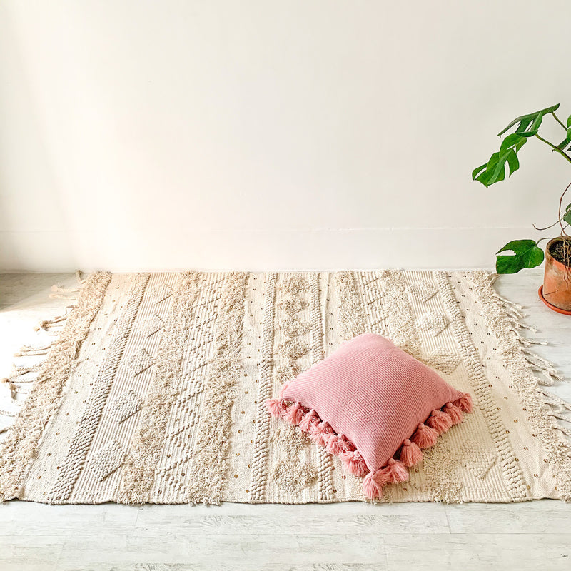 Boho White Rugs