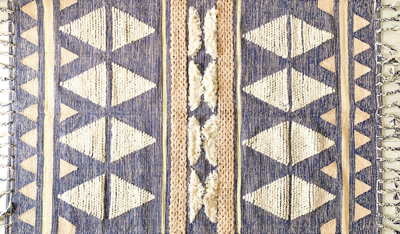 BOHO Lilliana Hand Woven Rug - Indigo