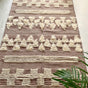 BOHO Ophelia Hand Woven Rug - Brown & White
