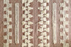 BOHO Ophelia Hand Woven Rug - Brown & White