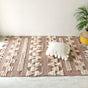 BOHO Ophelia Hand Woven Rug - Brown & White