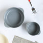 Bowl For Baking Grey Large 650ml - Bowl, ceramic bowl, serving bowls, noodle bowl, salad bowls, bowl with handle, baking bowls | Bowls for dining table & home decor