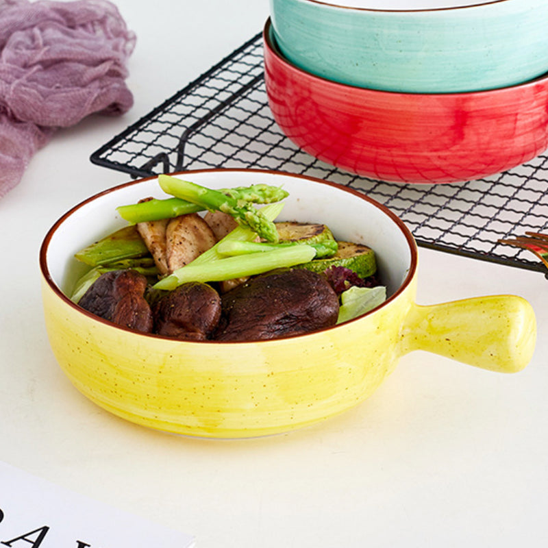 Bowl For Snacks - Bowl, ceramic bowl, serving bowls, noodle bowl, salad bowls,  bowl for snacks, bowl with handle | Bowls for dining table & home decor