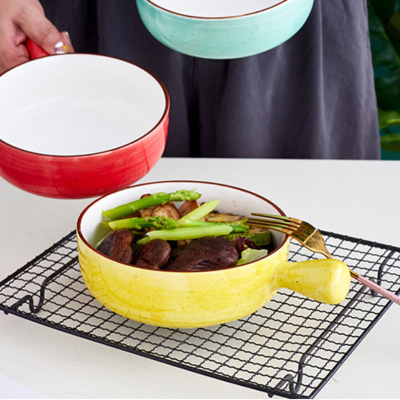 Bowl For Snacks - Bowl, ceramic bowl, serving bowls, noodle bowl, salad bowls,  bowl for snacks, bowl with handle | Bowls for dining table & home decor