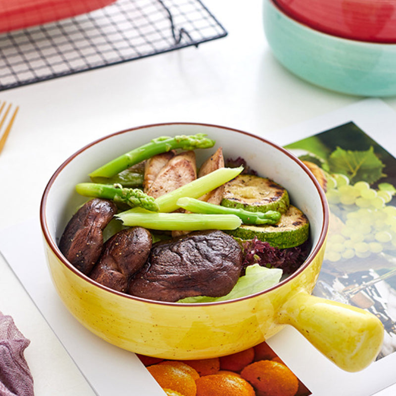 Bowl For Snacks - Bowl, ceramic bowl, serving bowls, noodle bowl, salad bowls,  bowl for snacks, bowl with handle | Bowls for dining table & home decor