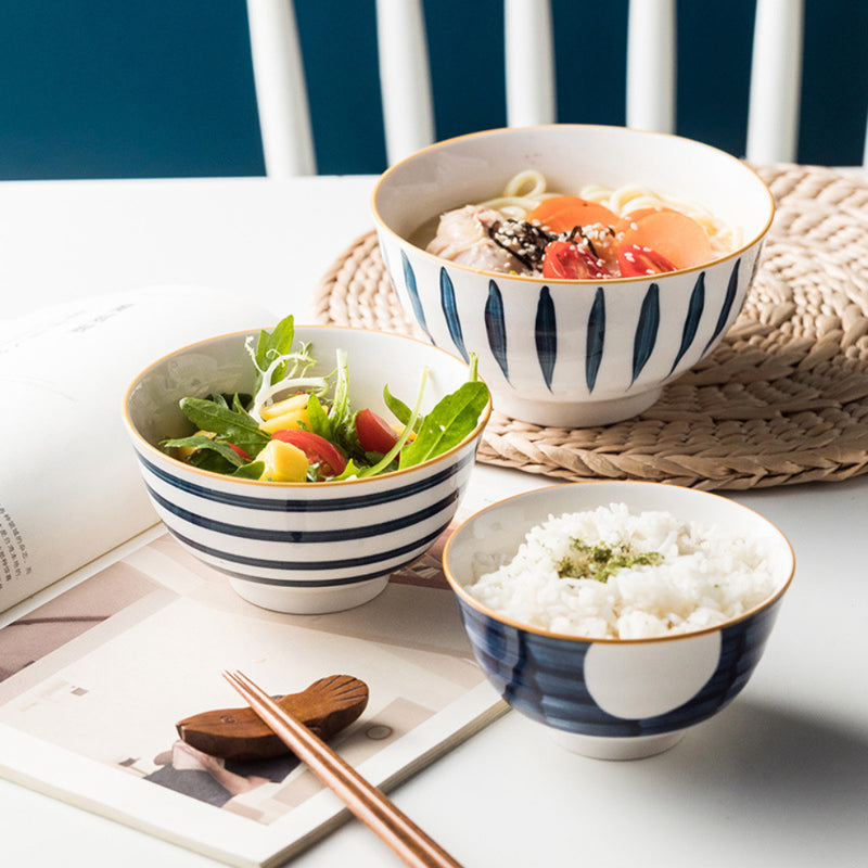 Ceramic Bowls Nitori 680 ml - Bowl, ceramic bowl, serving bowls, ramen bowl, noodle bowl, salad bowls, bowl for snacks, large serving bowl | Bowls for dining table & home decor