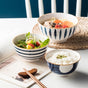 Ceramic Serving Bowls Nitori 1600 ml - Bowl, ceramic bowl, serving bowls, ramen bowl, noodle bowl, salad bowls, bowl for snacks, large serving bowl | Bowls for dining table & home decor
