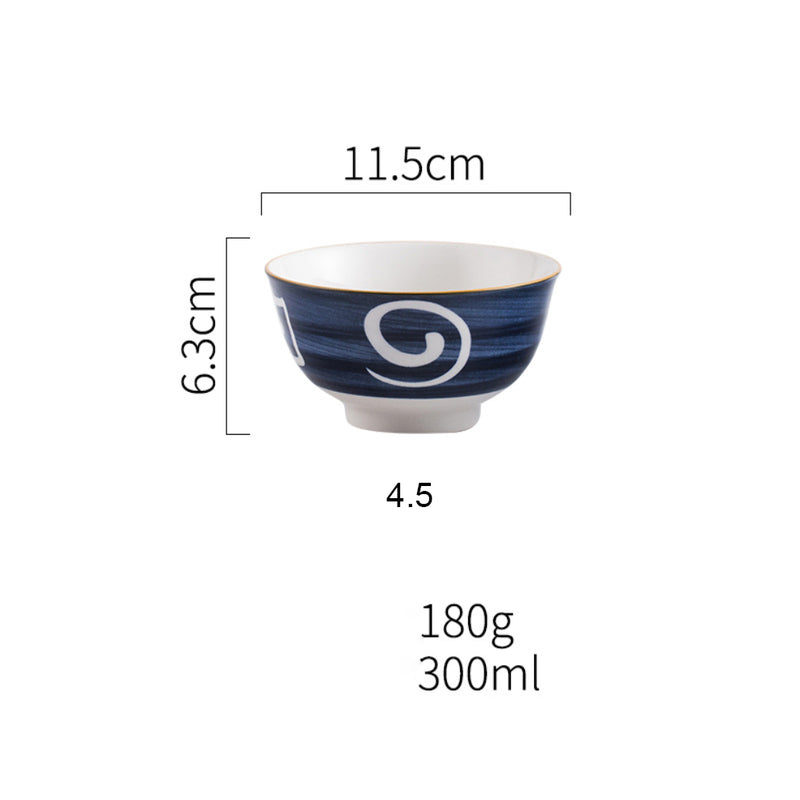 Ceramic Bowls Nitori 680 ml - Bowl, ceramic bowl, serving bowls, ramen bowl, noodle bowl, salad bowls, bowl for snacks, large serving bowl | Bowls for dining table & home decor