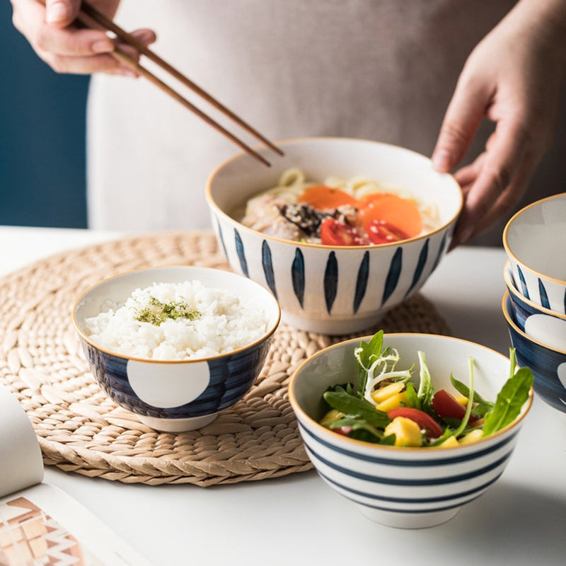 Ceramic Serving Bowls Nitori 1600 ml - Bowl, ceramic bowl, serving bowls, ramen bowl, noodle bowl, salad bowls, bowl for snacks, large serving bowl | Bowls for dining table & home decor