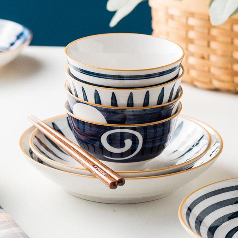 Ceramic Bowls Nitori 680 ml - Bowl, ceramic bowl, serving bowls, ramen bowl, noodle bowl, salad bowls, bowl for snacks, large serving bowl | Bowls for dining table & home decor