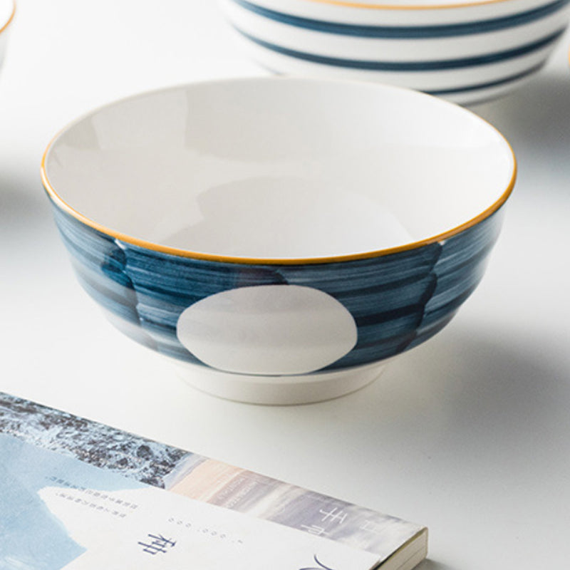 Ceramic Bowls Nitori 680 ml - Bowl, ceramic bowl, serving bowls, ramen bowl, noodle bowl, salad bowls, bowl for snacks, large serving bowl | Bowls for dining table & home decor