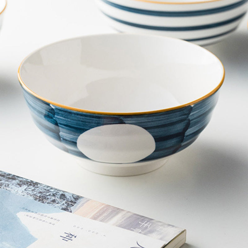 Ceramic Serving Bowls Nitori 1600 ml - Bowl, ceramic bowl, serving bowls, ramen bowl, noodle bowl, salad bowls, bowl for snacks, large serving bowl | Bowls for dining table & home decor