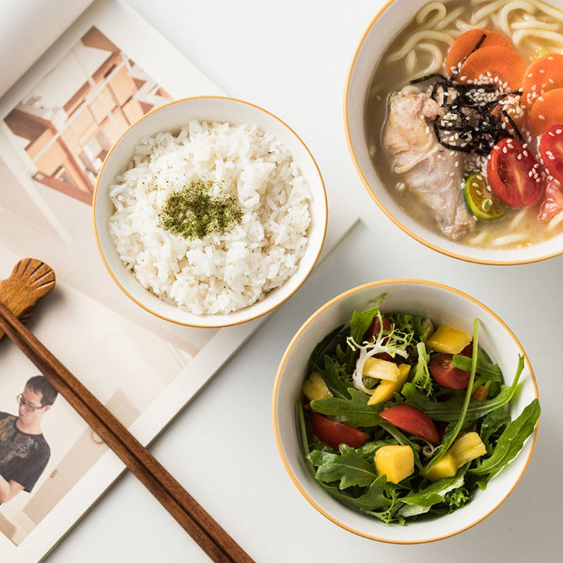 Ceramic Serving Bowls Nitori 1600 ml - Bowl, ceramic bowl, serving bowls, ramen bowl, noodle bowl, salad bowls, bowl for snacks, large serving bowl | Bowls for dining table & home decor