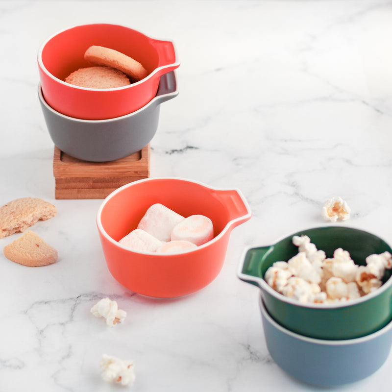 Breakfast Bowl With Handle - Bowl, ceramic bowl, snack bowls, curry bowl, popcorn bowls | Bowls for dining table & home decor