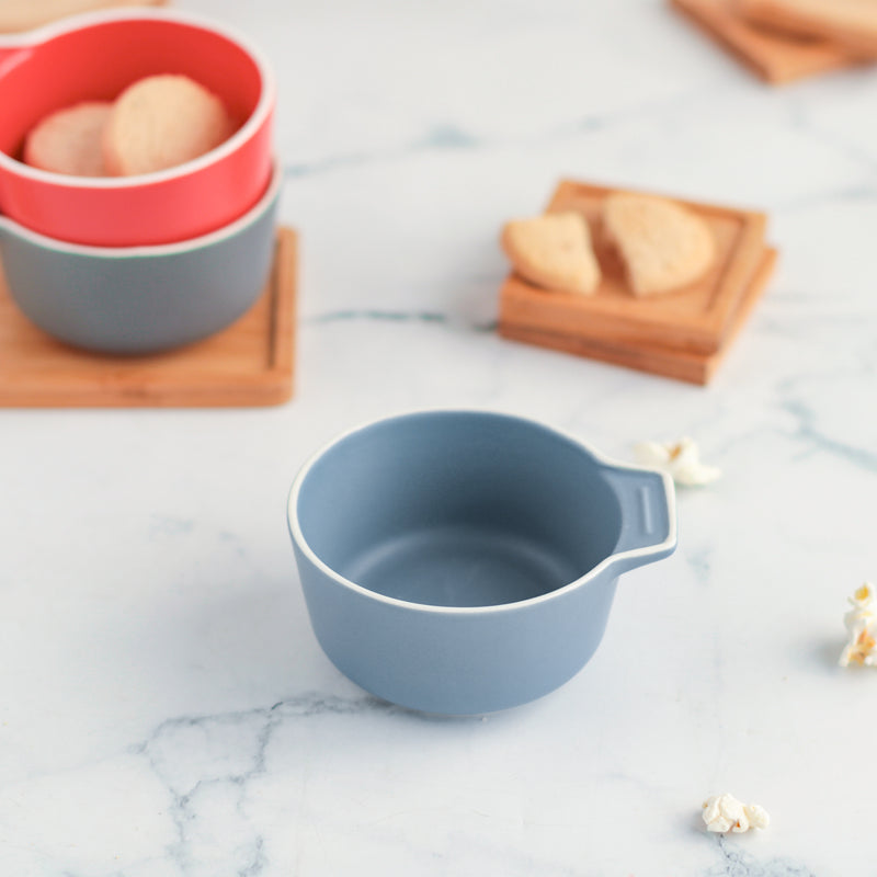 Breakfast Bowl With Handle - Bowl, ceramic bowl, snack bowls, curry bowl, popcorn bowls | Bowls for dining table & home decor