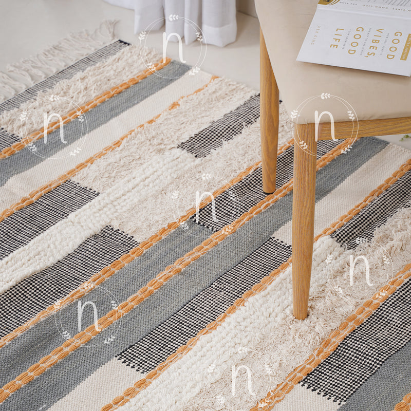 Brick Brack Abstract Carpet